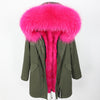 real fur coat and jackets women winter parka real fur jacket abrigos mujer invierno 2019 big collar kurtka damska fur coats