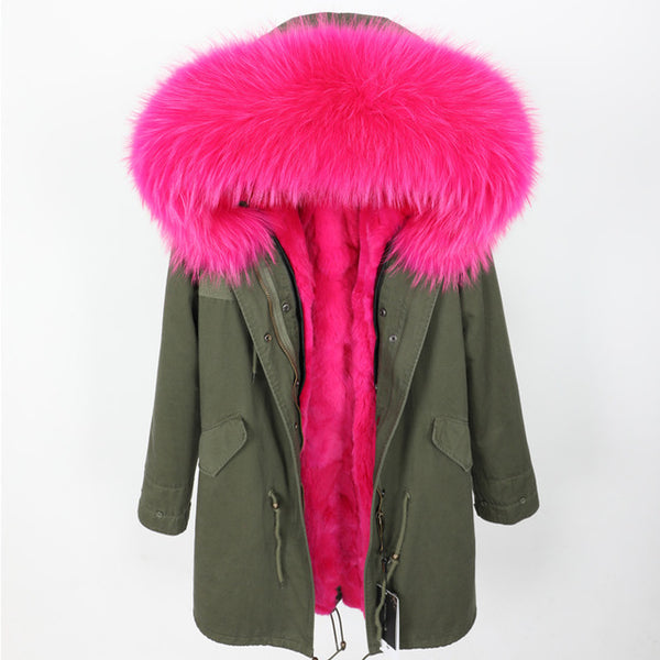 real fur coat and jackets women winter parka real fur jacket abrigos mujer invierno 2019 big collar kurtka damska fur coats