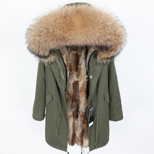 real fur coat and jackets women winter parka real fur jacket abrigos mujer invierno 2019 big collar kurtka damska fur coats