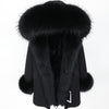 real fur coat and jackets women winter parka real fur jacket abrigos mujer invierno 2019 big collar kurtka damska fur coats
