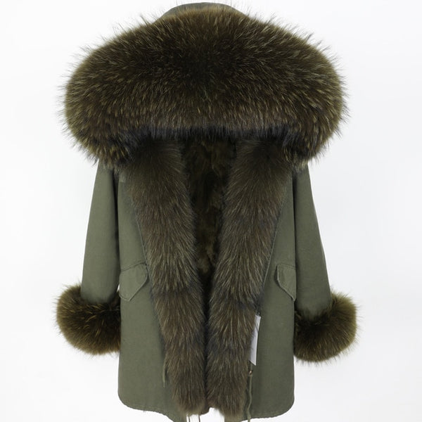 real fur coat and jackets women winter parka real fur jacket abrigos mujer invierno 2019 big collar kurtka damska fur coats