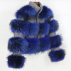 OFTBUY 2019 Winter Jacket Women Parka Real Fur Coat Natural Raccoon Fur Woolen Coat Bomber Jacket Korean Streetwear New Oversize