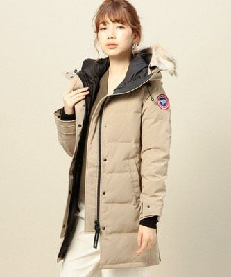 2019 Woman Down Long Parka Jacket Winter Warm Ladies Coat Female Duck Goose Parka Hooded Windbreaker Outwear Thick parkas
