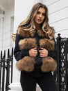 QIUCHEN PJ8051 real raccoon fur women winter short vest real fur thick fur hot sale model Fast free shipping
