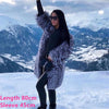 2019 New Women Long Real Sliver Fox Fur Coat Stand Collar Pelt Fur Natural Coat Women Fox Jacket Genuine Winter Fashion FC-144