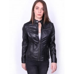 VAINAS European Brand Women Genuine leather jacket for women Real sheep leather Motorcycle jackets Biker jackets Zate