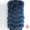 Maomoakong2019 fashion new style Real fox coat Slim round neck Winter women's natural fur jacket Coat vest girl leather
