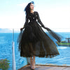 New High Quality Explosions Leisure  Party Dresses  Women Patchwork solid lace Spring summer Casual Shirt Dress
