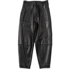 2019 Autumn Winter Pant Women Real Sheepskin Black XXXL Plus Size Loose Casual Street Style Ladies Trousers Genuine Leather