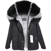 NEW 2019 real raccoon fur collar hooded winter jacket women parka fur coat fashion Thick Warm Streetwear