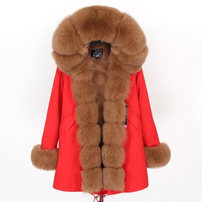 2019 winter jacket women new high fashion street womens coat luxurious real fox fur coats outerwear oversized parkas female