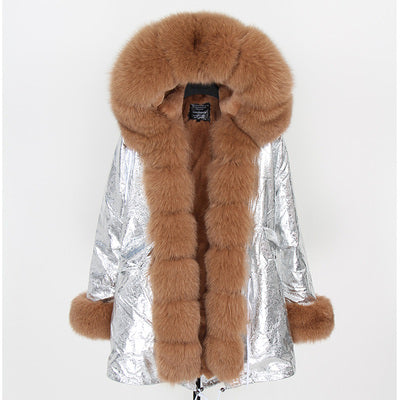 2019 winter jacket women new high fashion street womens coat luxurious real fox fur coats outerwear oversized parkas female