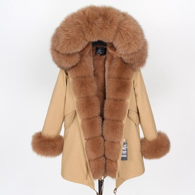 2019 winter jacket women new high fashion street womens coat luxurious real fox fur coats outerwear oversized parkas female