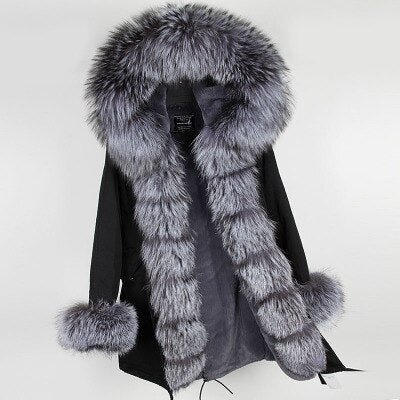 2019 winter jacket women new high fashion street womens coat luxurious real fox fur coats outerwear oversized parkas female