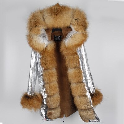 2019 winter jacket women new high fashion street womens coat luxurious real fox fur coats outerwear oversized parkas female