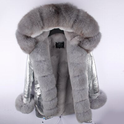 2019 winter jacket women new high fashion street womens coat luxurious real fox fur coats outerwear oversized parkas female
