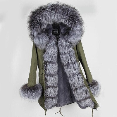 2019 winter jacket women new high fashion street womens coat luxurious real fox fur coats outerwear oversized parkas female