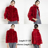 TOPFUR Winter Coat Women Genuine Leather Jackets Women Coat Plus Size Natural Mink Fur Jacket With Collar Real Fur Coat Outwear