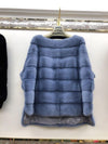 New real mink fur coat women winter thick warm natural fur outerwear genuine leather real fur jacket female pullover