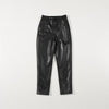 2019 Autumn Leather Pants Women Plus Size Black Streetwear Long Pants Ladies High Waist Elastic Real Leather Trousers Female