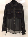 Women Summer Denim Patchwork Blouses Shirts 2019