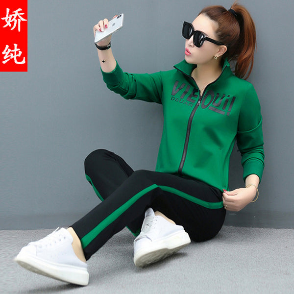 female spring and autumn piece 2019 new korean fashion collar large size casual clothing