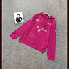2019 autumn new cotton fashion letter embroidery loose casual sports red hooded  top