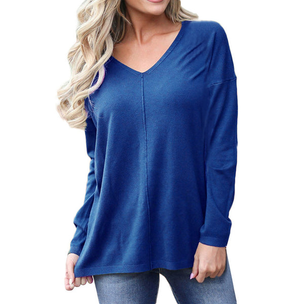 Long Sleeve V Neck  Sweatshirt Women Loose Hooded Pullover Sweatshirt Pullover Jumper harajuku hoody sweatshirt for Women