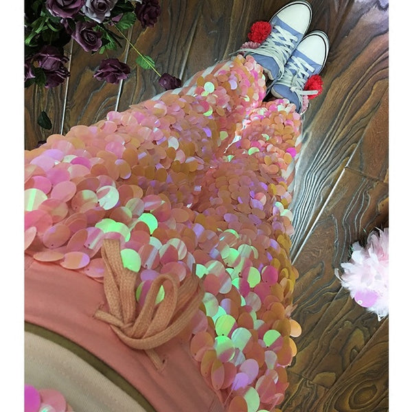 2019 new spring  tide girlish  FULL pleated imports of yarn formerly sweatershirt jacket fungus edge female sweatshirt
