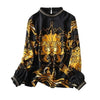 2019 New Spring Womens Silk Coat Cut Hoodies Plus Size Pullovers Long sleeve print Casual Sweatshirts Coat Female 013FD