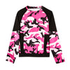 Lady Long Sleeve Women Sweatershirts Blouses Multicolor Camouflage Print Blouse Tops & Tees Loose Fleeces Winter Tops Overcoat