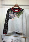 2018 New Style 100% Cotton Casual Clothes Long Sleeve Fashion Patchwork Lace Top Elegant Embroidery Women Pullovers