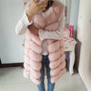 Natural Fox Fur Coat 100% Real Fox Fur Vest Jacket 2018 Women's pretty Warm Coat. Natural Real Fur Coat Jacket Real Fur Coats