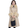 High Quality Explosions Leisure patchwork  full wool matching  Dresses Women Winter Casual  Dress
