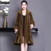Nerazzurri Real fur coat women winter 2019 long large size oversize sheep fur jacket 5xl 6xl 7xl warm sheared lamb fur overcoat