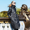 YVYVLOLO 2019 High quality embroidery women winter jacket coat long Loose Parkas women down winter coat Warm winter jacket