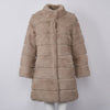 Jancoco Max 2019 New Winter Real Rabbit Fur Jacket Warm Soft Long Fur Coat Women Christmas Dress S1675