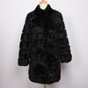 Jancoco Max 2019 New Winter Real Rabbit Fur Jacket Warm Soft Long Fur Coat Women Christmas Dress S1675